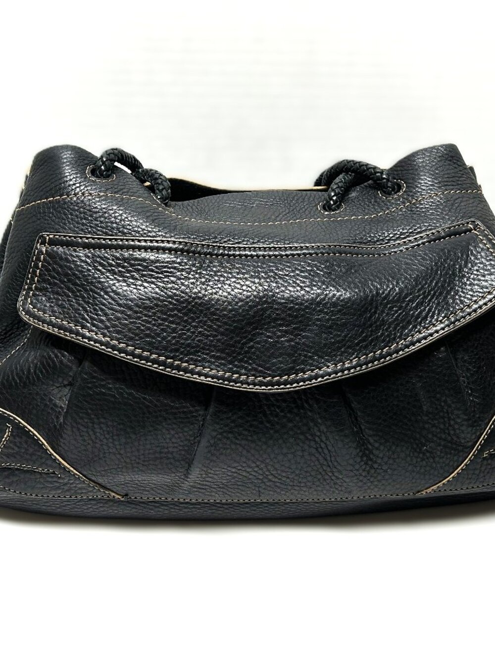 Vintage Cole Haan black leather shoulder bag